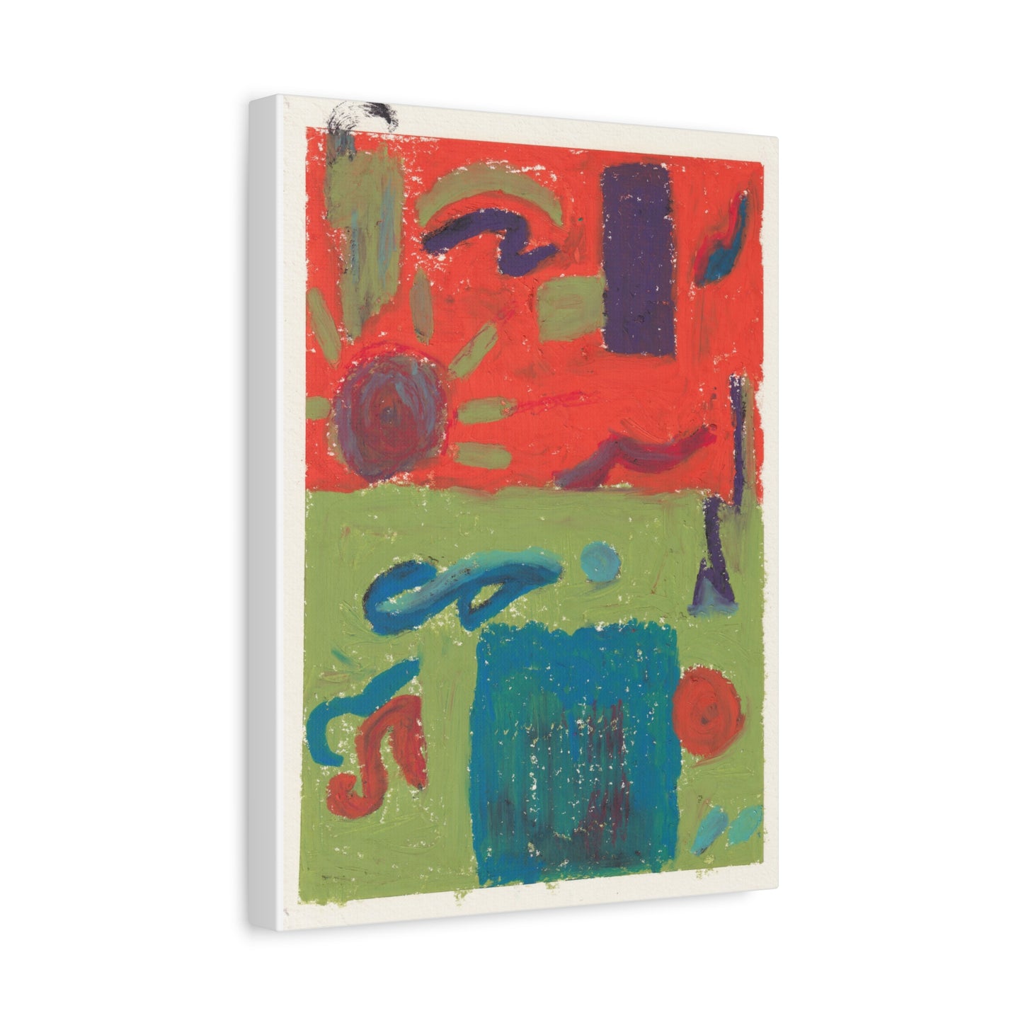 "el-Mineh Beach Day"  Matte Stretched Canvas