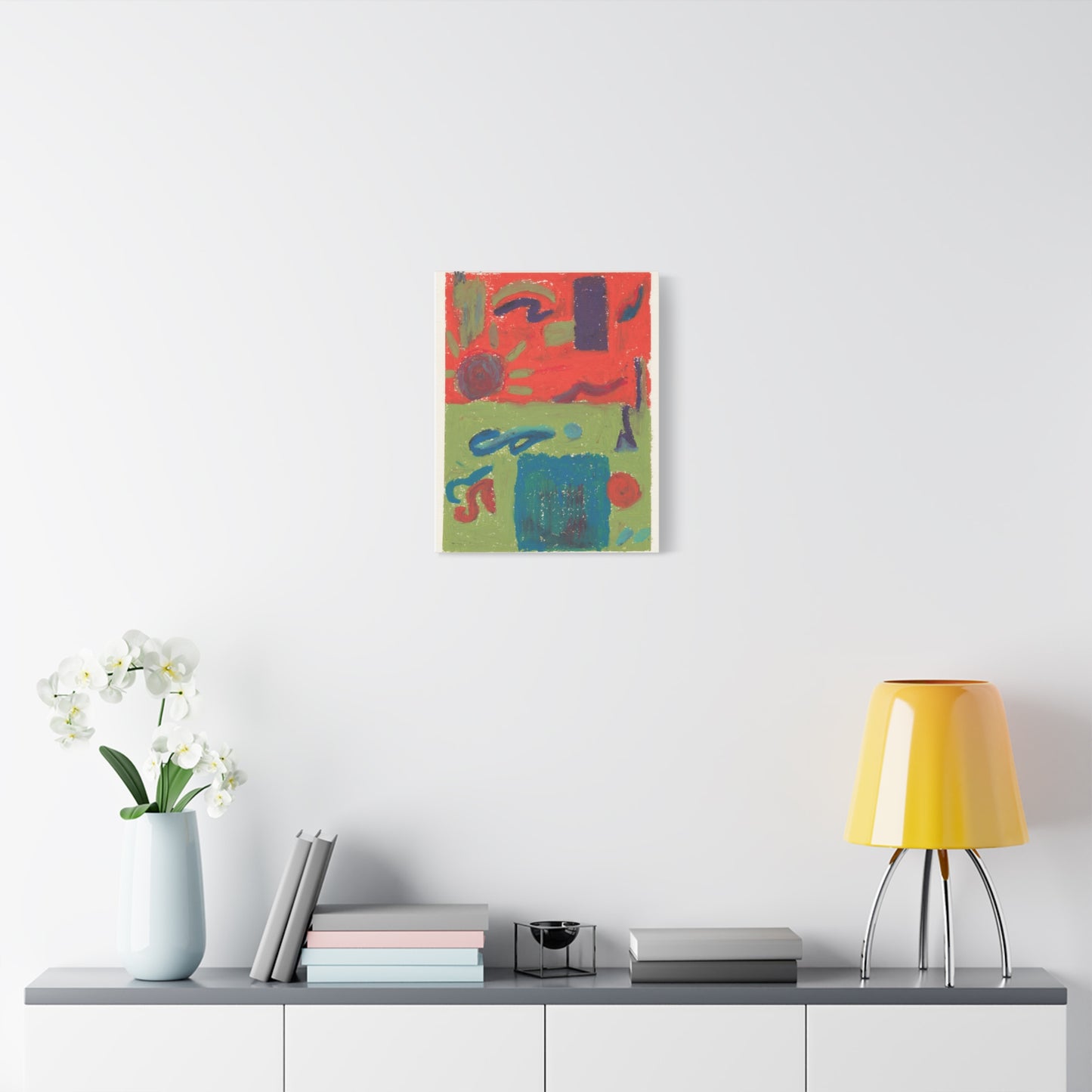 "el-Mineh Beach Day"  Matte Stretched Canvas