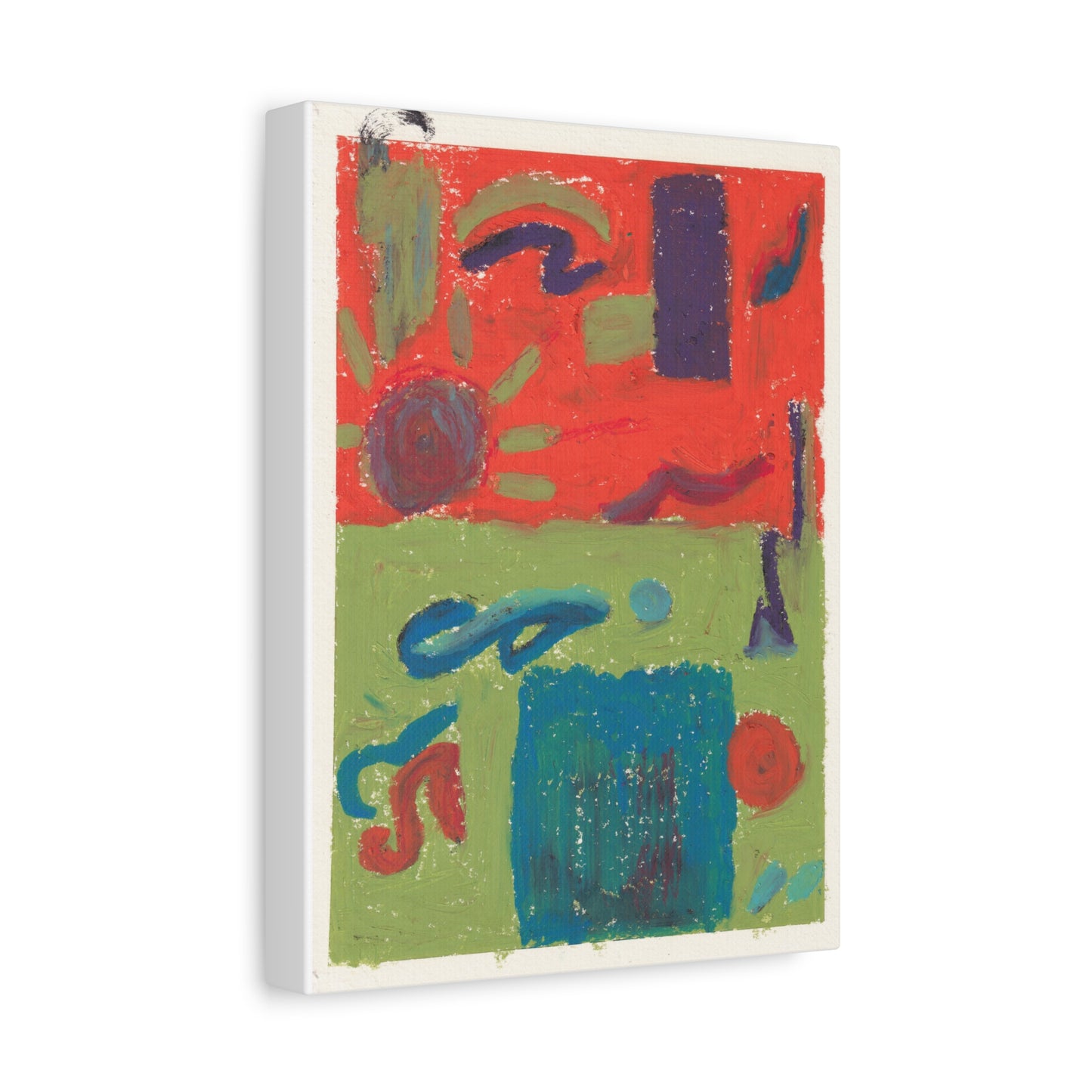 "el-Mineh Beach Day"  Matte Stretched Canvas