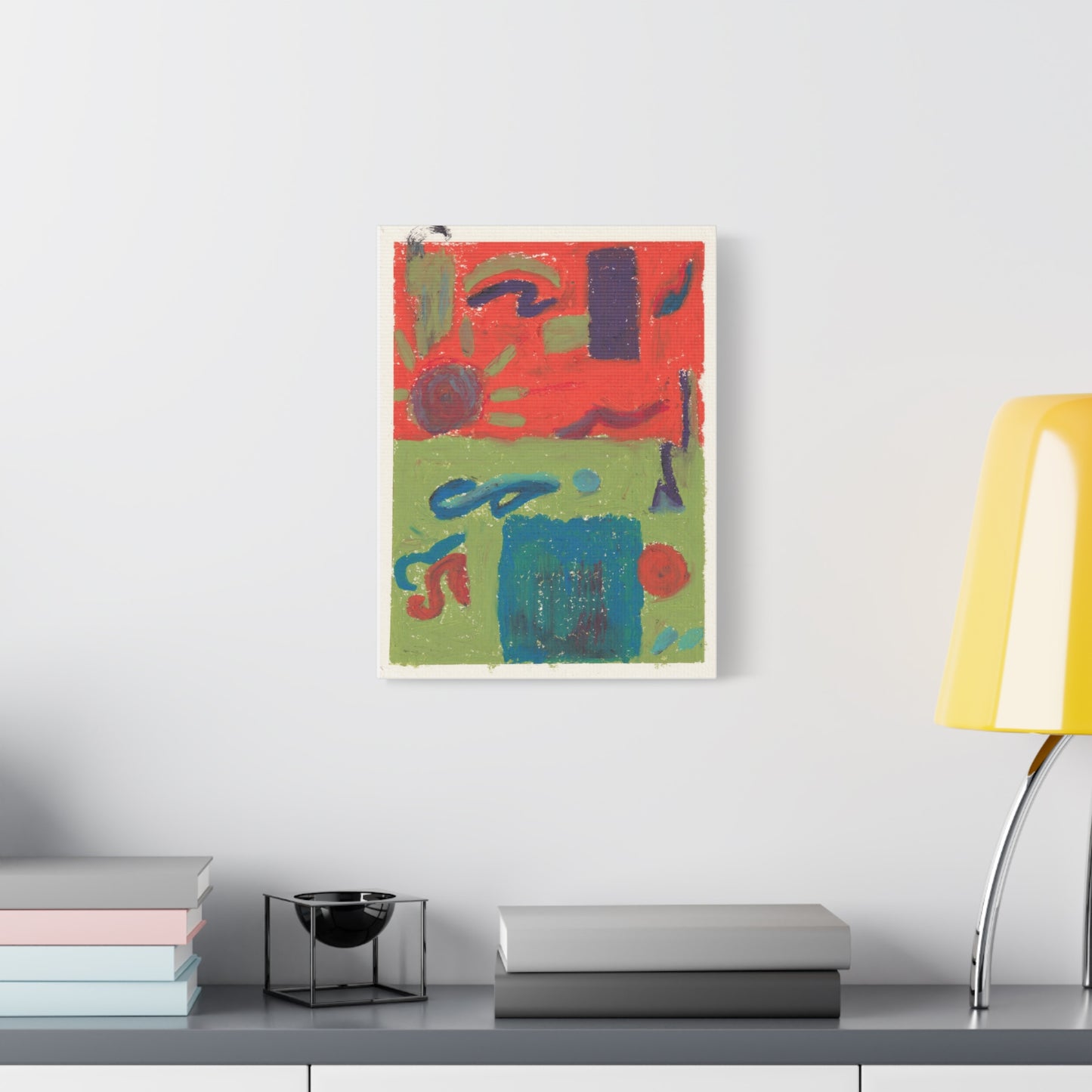 "el-Mineh Beach Day"  Matte Stretched Canvas